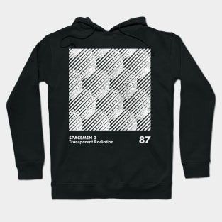 Spacemen 3 / Transparent Radiation / Minimalistic Design Artwork Hoodie